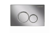 CF5097ES Кнопка для инсталляций Comforty с рамкой двухрежимная панель смыва, сатин