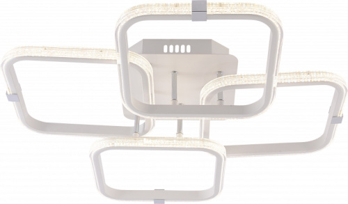 Люстра DK06356/4 PR WT+CR белый/хром 120W LED 3000K-6000K d595 ПДУ(ИК) диммер, HN24