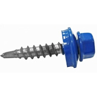 Саморез кровельный 4,8х70мм RAL5005 ярко-синий