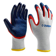 11454-XL Перчатки ЗУБР ЗАХВАТ-2 с двойным текстурированным нитриловым обливом