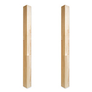 Столб  фрезерованный 80х80х1100 мм тип 1