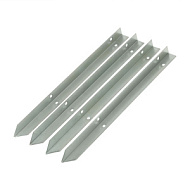 Набор ножек для грядки, 4 шт., оцинкованные