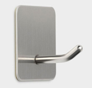 Крючки самоклеящиеся Stölz «Классика», 2 шт., квадрат, 4.5×4.5×3 см, хромированные