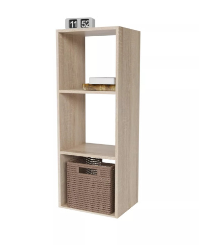 Стеллаж 3 секции 1060*356*294мм  Дуб сонома