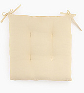 10472155 Подушка на стул «Этель» Home, 42×42 см, бежевая