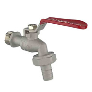 Кран шаровой водоразборный 1/2" НР со штуцером рычаг