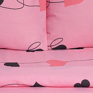 Постельное белье Этель 2 сп Threads of love 175х215 см, 200х220 см, 50х70 см-2 шт, бязь, 125 г/м2