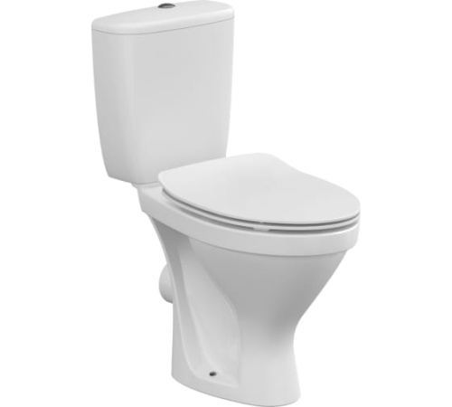 Унитаз-компакт Cersanit Melar горизонтальный выпуск, сиденье дюропласт с микролифтом.