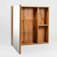 VBOS50-ZSH Зеркало-шкаф Viant Бостон 50  500x700x160мм, правый/левый, Дуб Вотан