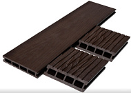 Террасная доска ДПК Premium 3D пустотелая, венге 3000мм