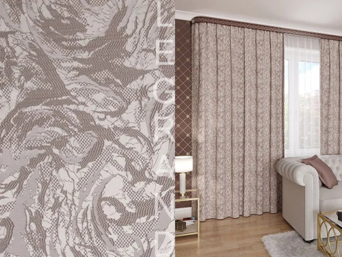 Портьера  Дюна  бежевый ГП	, 150*260