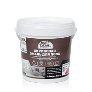 Эмаль для пола ЭКСПЕРТ акриловая 2,5 кг, серая, полуглянцевая