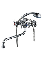 A4581-B Смеситель для ванны, излив 300мм, хром