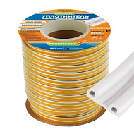 Уплотнитель самоклеющийся `PRAKTISCHE HOME`  9х5,5мм Р- 50 п/м (белый) цена за два слоя