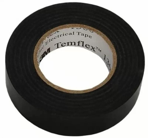 Temflex 1300 изолента черная 15мм x 10м ,395567