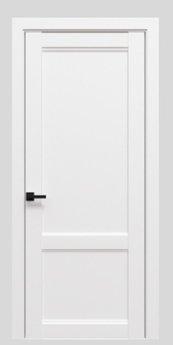 Дверное полотно глухое Грация Классик белый кристал 800*2000мм ПВХ
