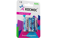 Элемент питания алкалиновый КОСМОС AAA/LR03 BP-8 (блист.8шт) KOCLR03BL8