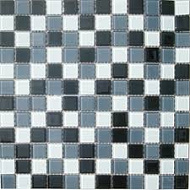 Мозаика черно-белый микс Elada Mosaic 327*327 мм