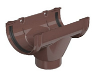 Воронка желоба Технониколь Оптима ПВХ коричневый /30/