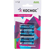 Элемент питания алкалиновый КОСМОС AAA/LR03 BP-12 (блист.12шт) KOCLR03BL12