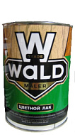 Лак алкидный  по дереву WALD высокоглянцевый, 1,0 л, дуб