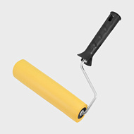 Валик DECOR для прикатки обоев, резиновый, 150мм, ручка 6мм