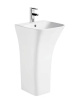 173 Напольная раковина Comforty с пьедесталом моноблок белая
