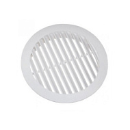 28163 (233-080) Решетка накладная круглая без фланца d120мм (12РК)