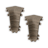 205 Угол внутренний Лексида 55мм Дуб капучино (2шт/блистер)