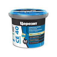 Затирка для швов СЕ 40 серый Церезит 1кг