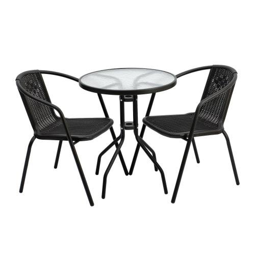 Набор садовой мебели стол+2 кресла микс