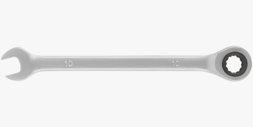 Ключ комбинированный трещоточный, CrV реверсивный механизм 10 мм