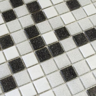 Мозаика белый микс Elada Mosaic 327*327*4мм