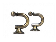 Держатель КРЮЧОК СТАРОЕ ЗОЛОТО (2шт) в упаковке