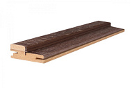 Коробка дверная телескопическая 26*70*2070мм с уплотнителем Тёмный орех