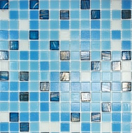 Мозаика синий микс Elada Mosaic 327*327 мм