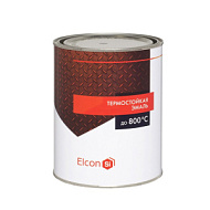 Эмаль термостойкая ELCON черная до 1000° 0,8кг
