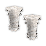 230 Угол внутренний Лексида 55мм Дуб айсберг (2шт/блистер)