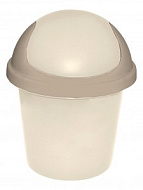 Ведро (контейнер) для мусора Rambai 7л,высота 33см, d=26,7 см, св-бежевый IDlland