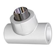 Тройник ПП наружная резьба D25-1/2"-25