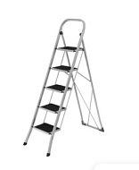 97729 Стремянка Сибртех стальная, 5 ступеней, с полимерным покрытием