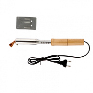 913104 Паяльник электрика Sparta с ручкой из дерева, 100 Вт, 220 В