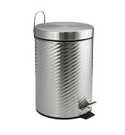 Ведро для мусора Санакс 5л, хром, винтообразное 705