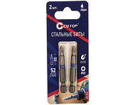 83-342 Набор стальных бит, CUTOP Profi, 2 шт, PH1, 50 мм