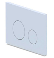 WP1300  Клавиша для системы скрытой установки унитаза Ани Пласт  белая глянцевая