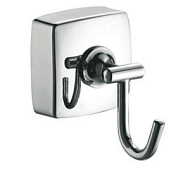 Крючок для ванной Fixen Kvadro, хром, одинарный FX-61305F
