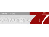 Плинтус Decor Ek потолочный инжекционный D 408/45 1,5 м