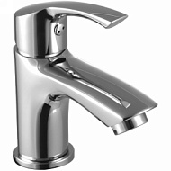 Смеситель для умывальника Lemark Point, хром, короткий излив,монолитный LM0306C