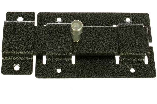 Задвижка дверная Секрет ЗД-02 (серебристый) плоский ригель