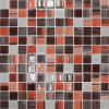 Мозаика Elada Mosaic терракотовый полосатый микс 300*300 мм